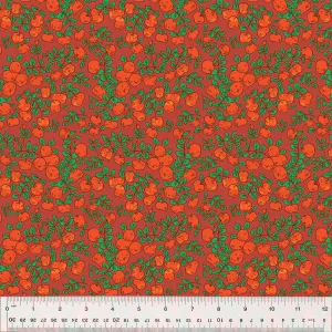 Forestburgh, Apples in Warm Red - fat quarter