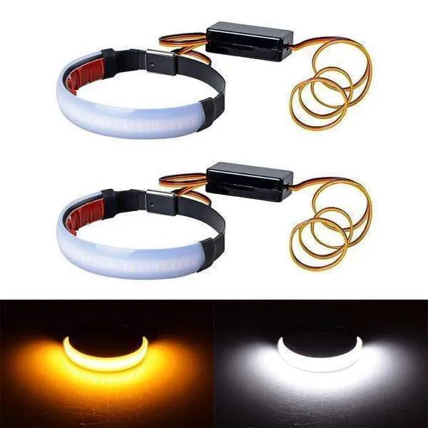 Fork Mount LED Turn Signals ,Double Color Transformation