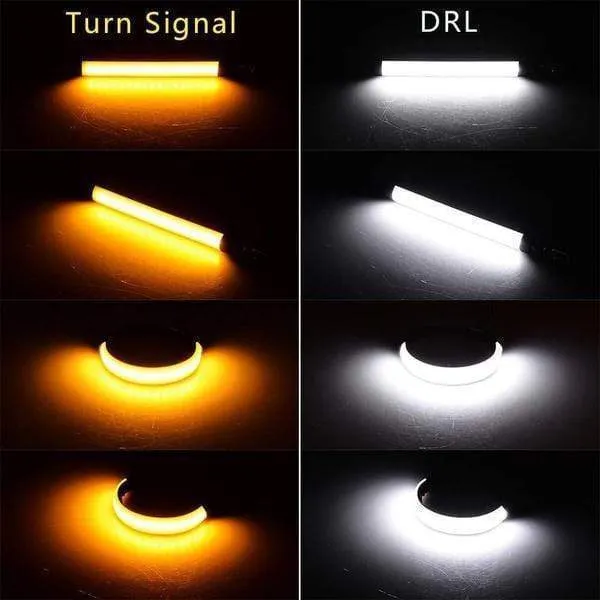 Fork Mount LED Turn Signals ,Double Color Transformation
