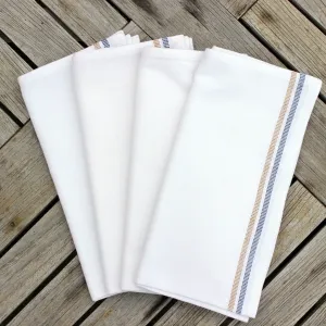 Hand Woven Celebration Napkins | White