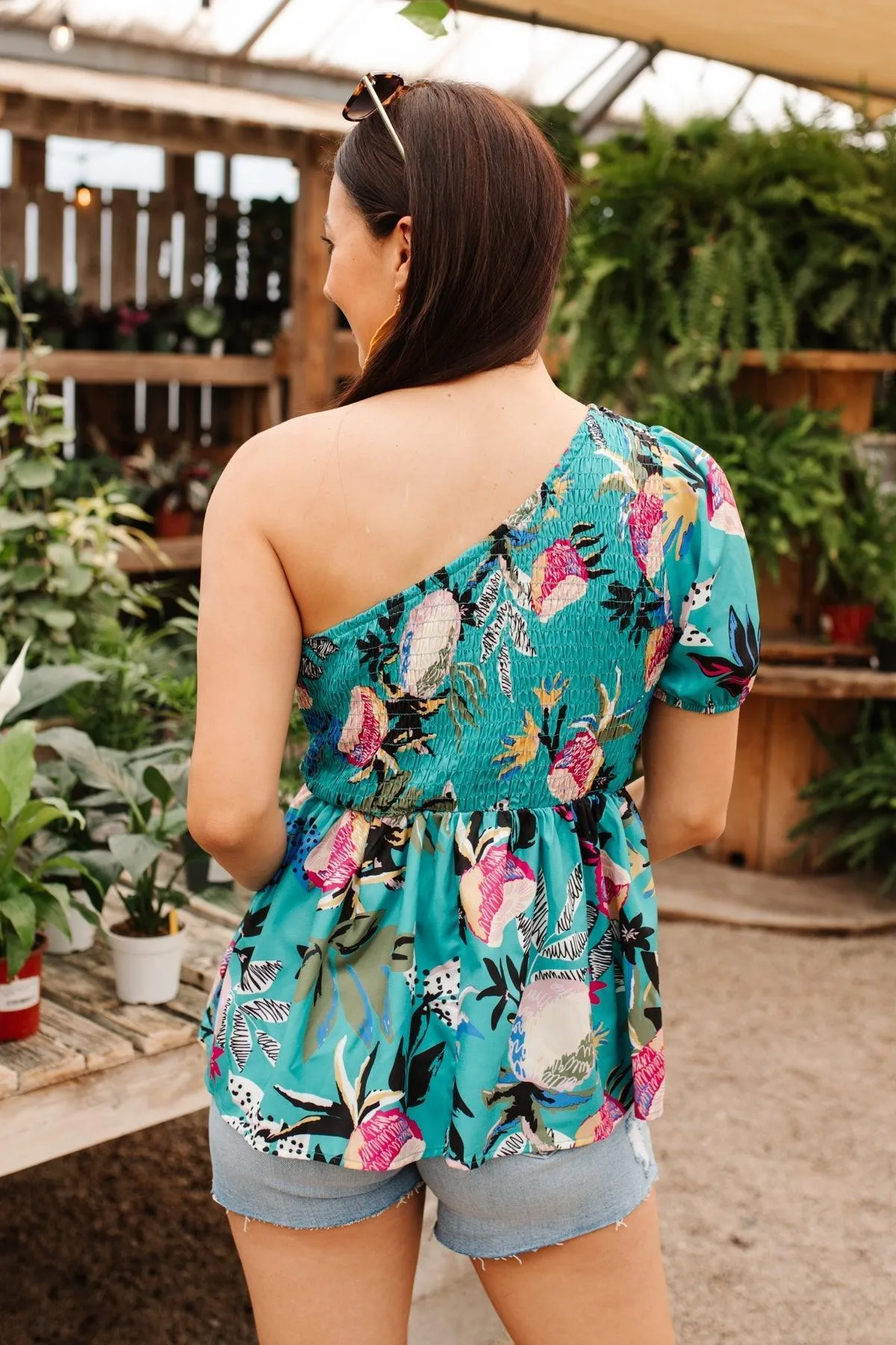 Hazel Blues® | Day Trip Blouse in Emerald