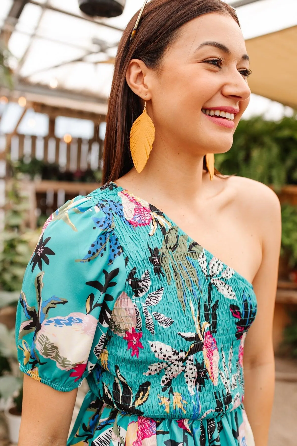 Hazel Blues® | Day Trip Blouse in Emerald