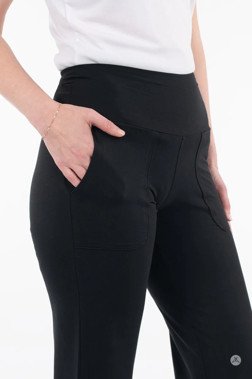 High-Waist Wide Leg Crops