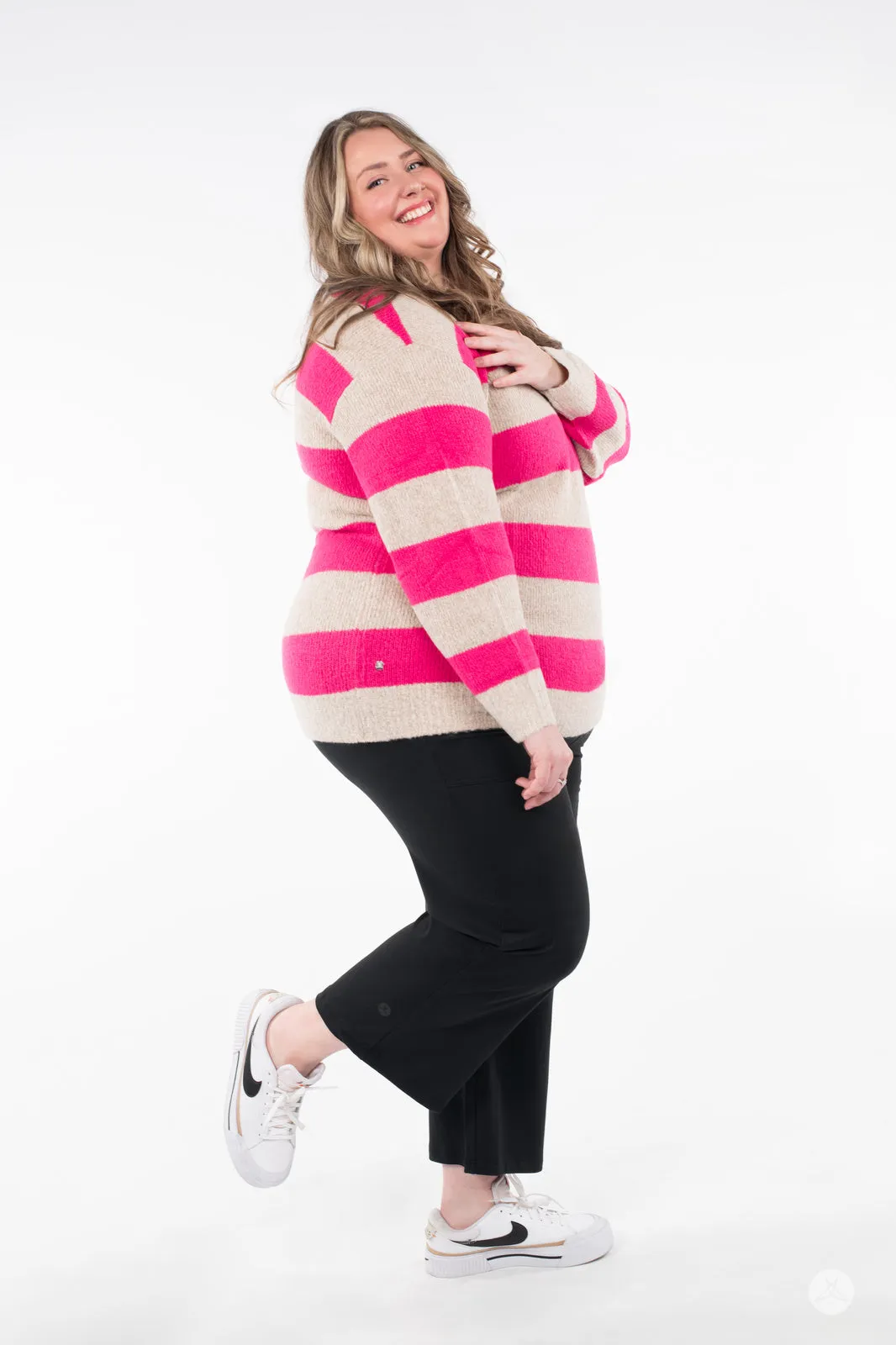 High-Waist Wide Leg Crops