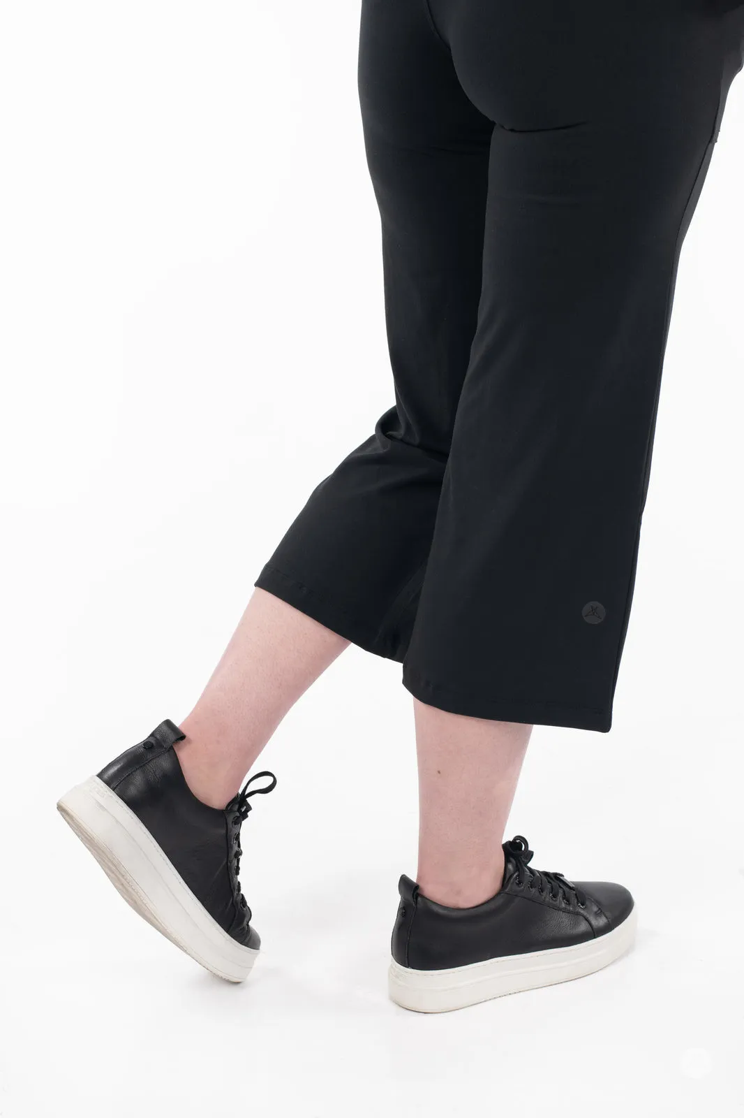 High-Waist Wide Leg Crops