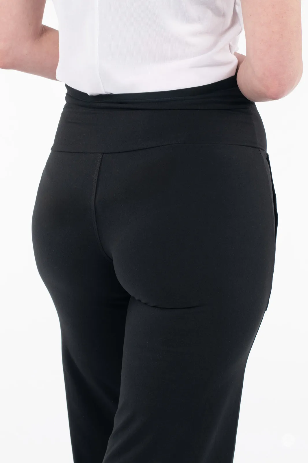 High-Waist Wide Leg Crops