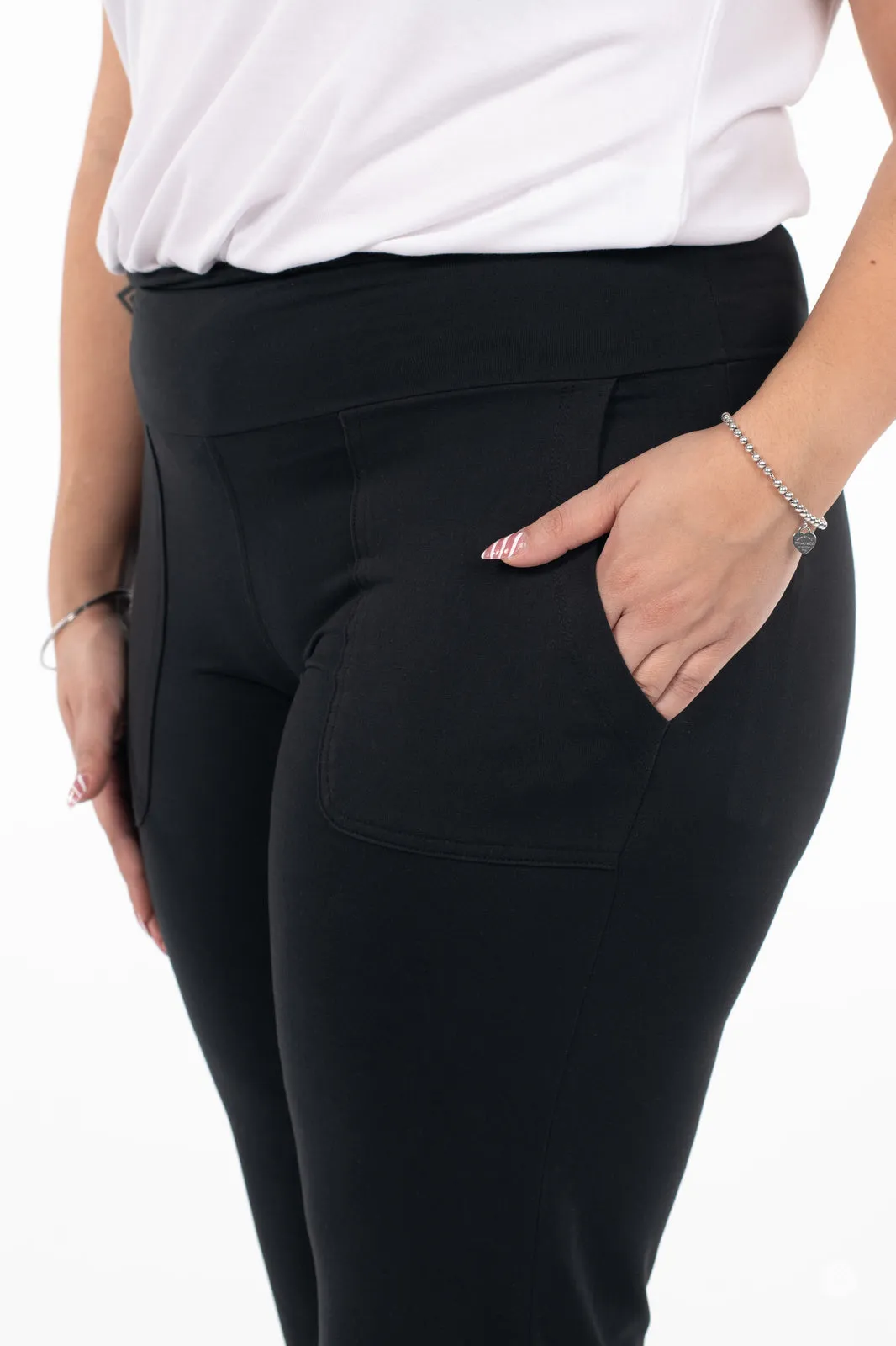 High-Waist Wide Leg Crops