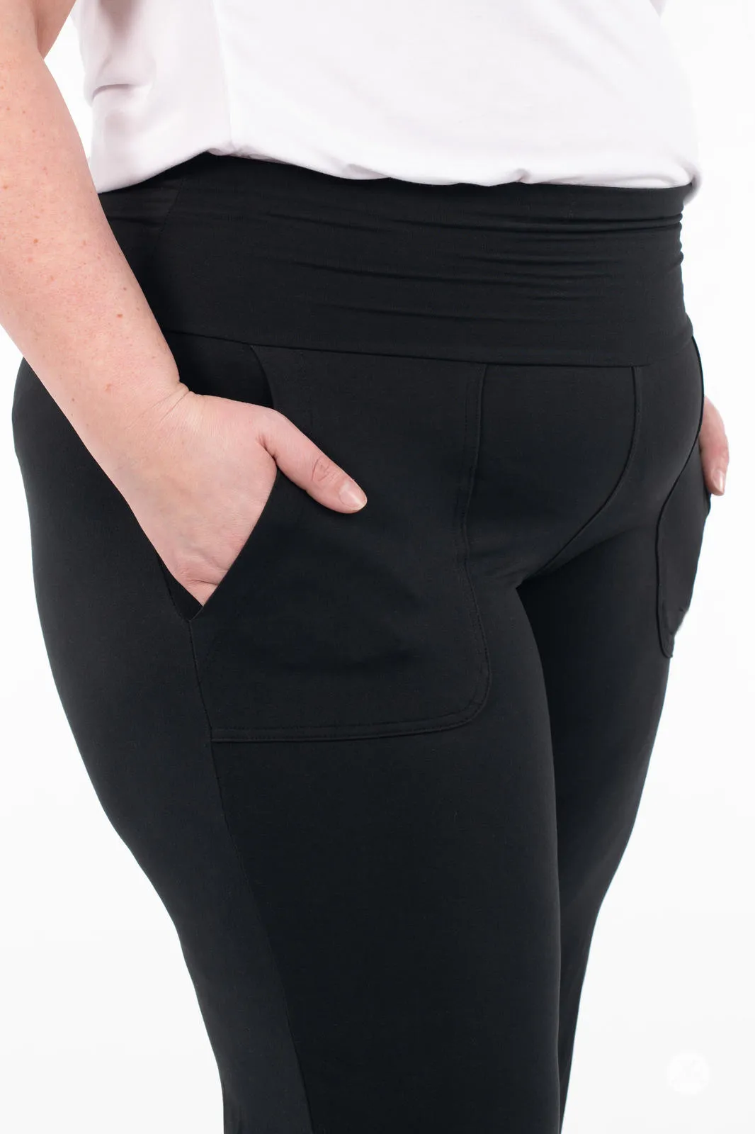 High-Waist Wide Leg Crops