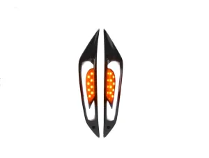 Indicator Kit Front DMP Sport Tube Smoked | PIAGGIO ZIP II/ZIP SP 50cc
