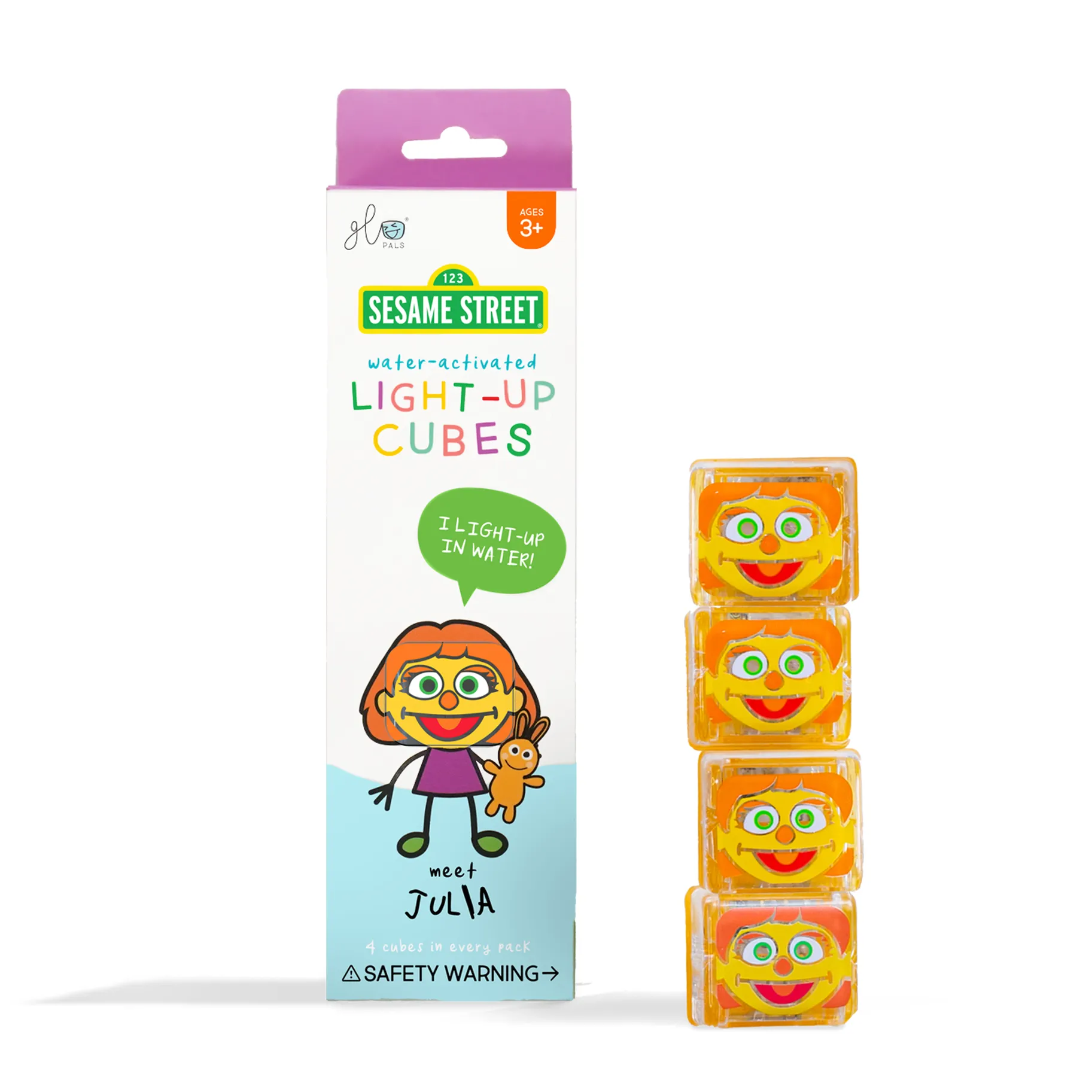 Julia - Glo Pals Sesame Street Light Up Cubes