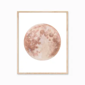 Katelyn Morse Warm Moon Art Print