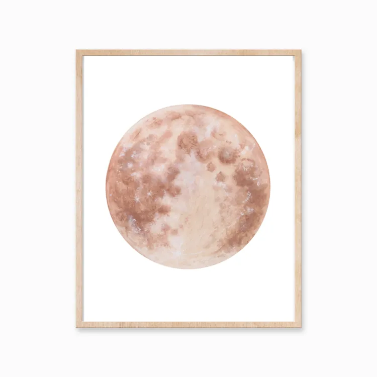 Katelyn Morse Warm Moon Art Print