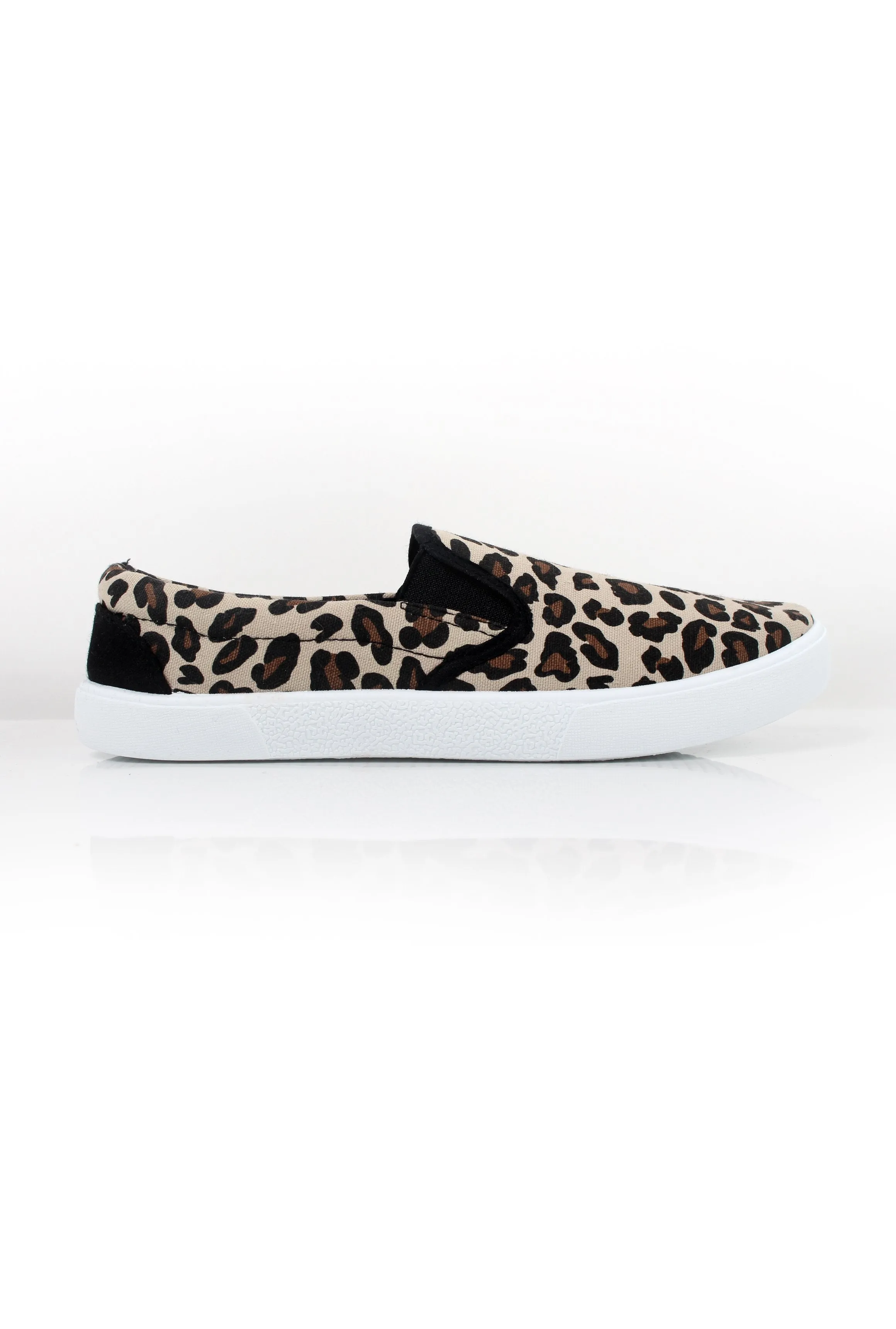 Kim Leopard Print Flat Pumps