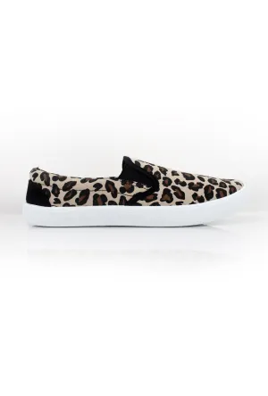 Kim Leopard Print Flat Pumps