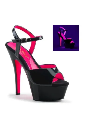 KISS-209TT Platform Sandal | Black Patent