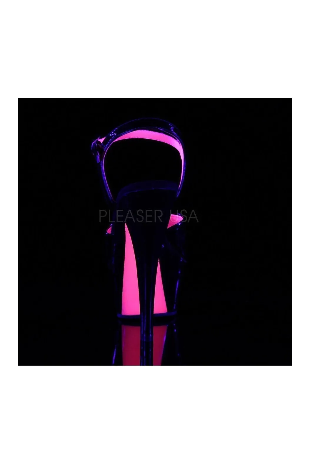 KISS-209TT Platform Sandal | Black Patent