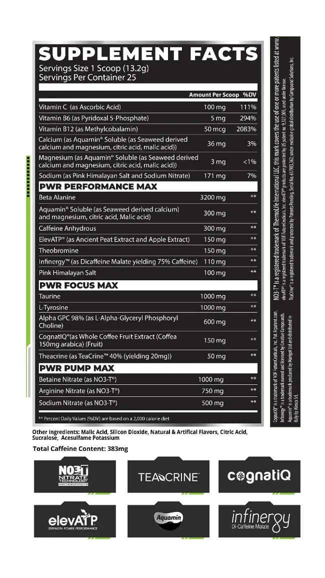 KLOUT KAIO FINAL DESTINATION PRE-WORKOUT - DATED 2/25