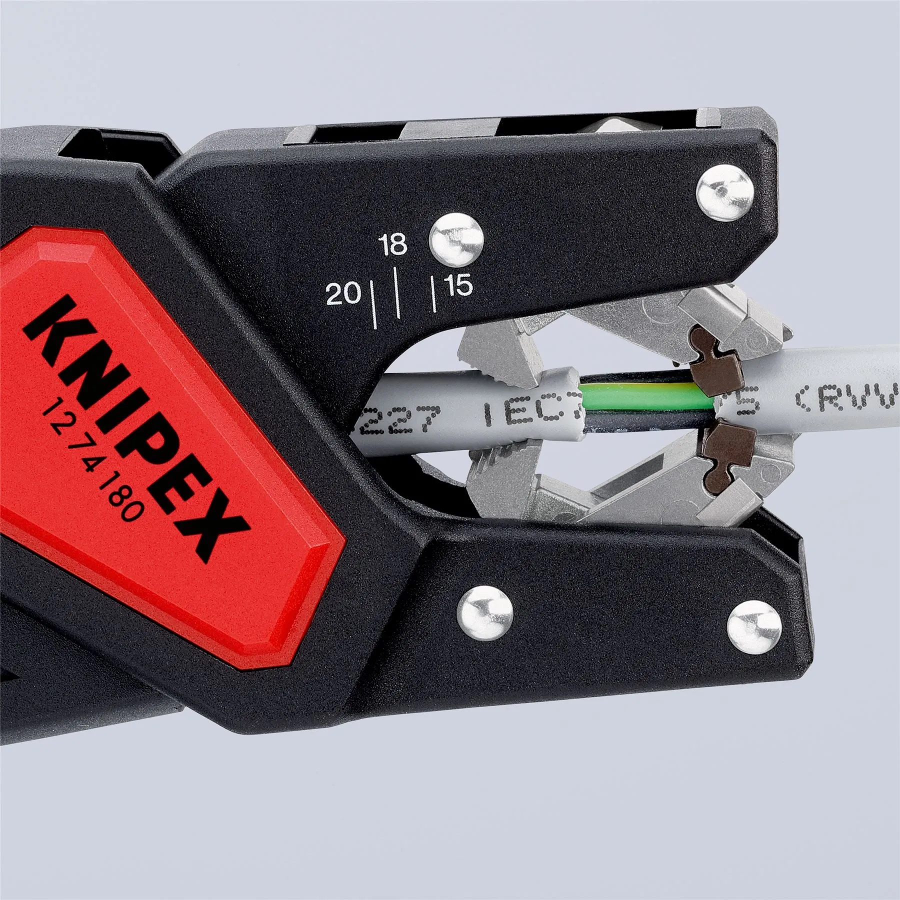 KNIPEX Automatic Stripping Pliers 180mm Wire Strippers 12 74 180 SB