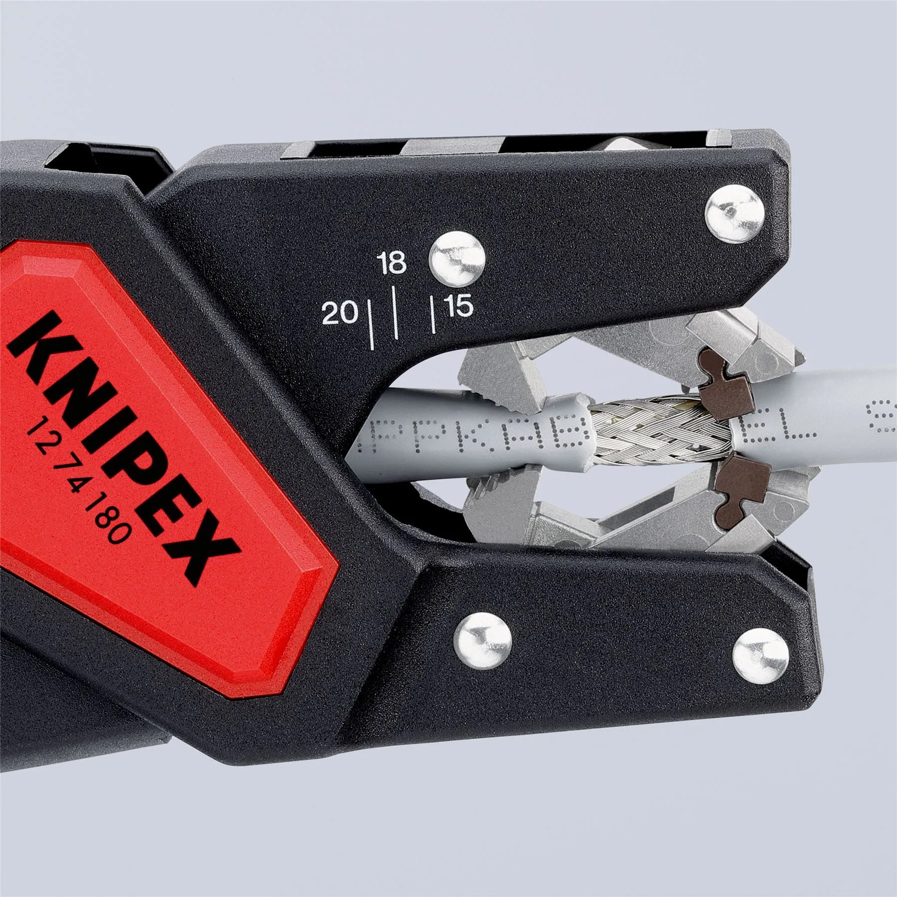 KNIPEX Automatic Stripping Pliers 180mm Wire Strippers 12 74 180 SB