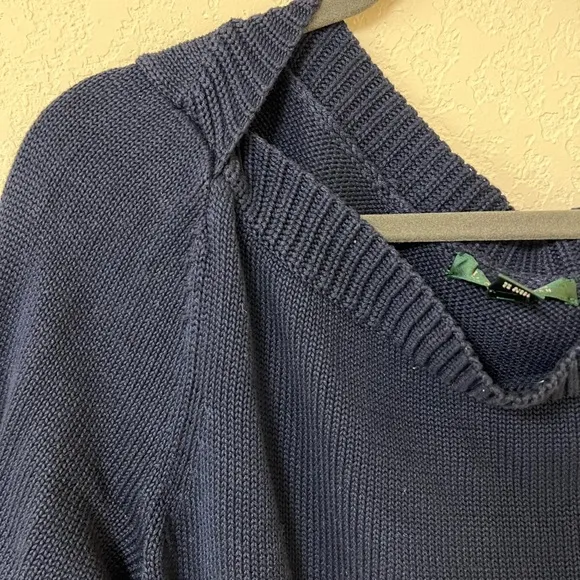 Lauren by Ralph Lauren Boatneck sweater Navy Boatneck sweater 2X