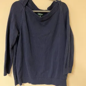 Lauren by Ralph Lauren Boatneck sweater Navy Boatneck sweater 2X