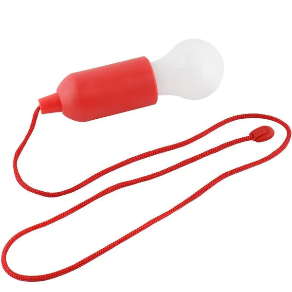 LED Pull Cord Light Bulb (random Color)