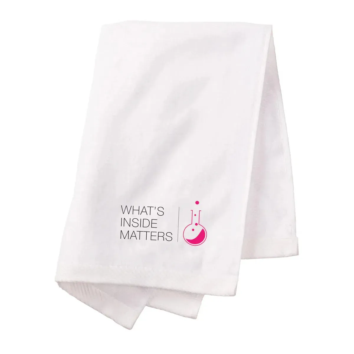 Light Elegance White What's Inside Matters Towel