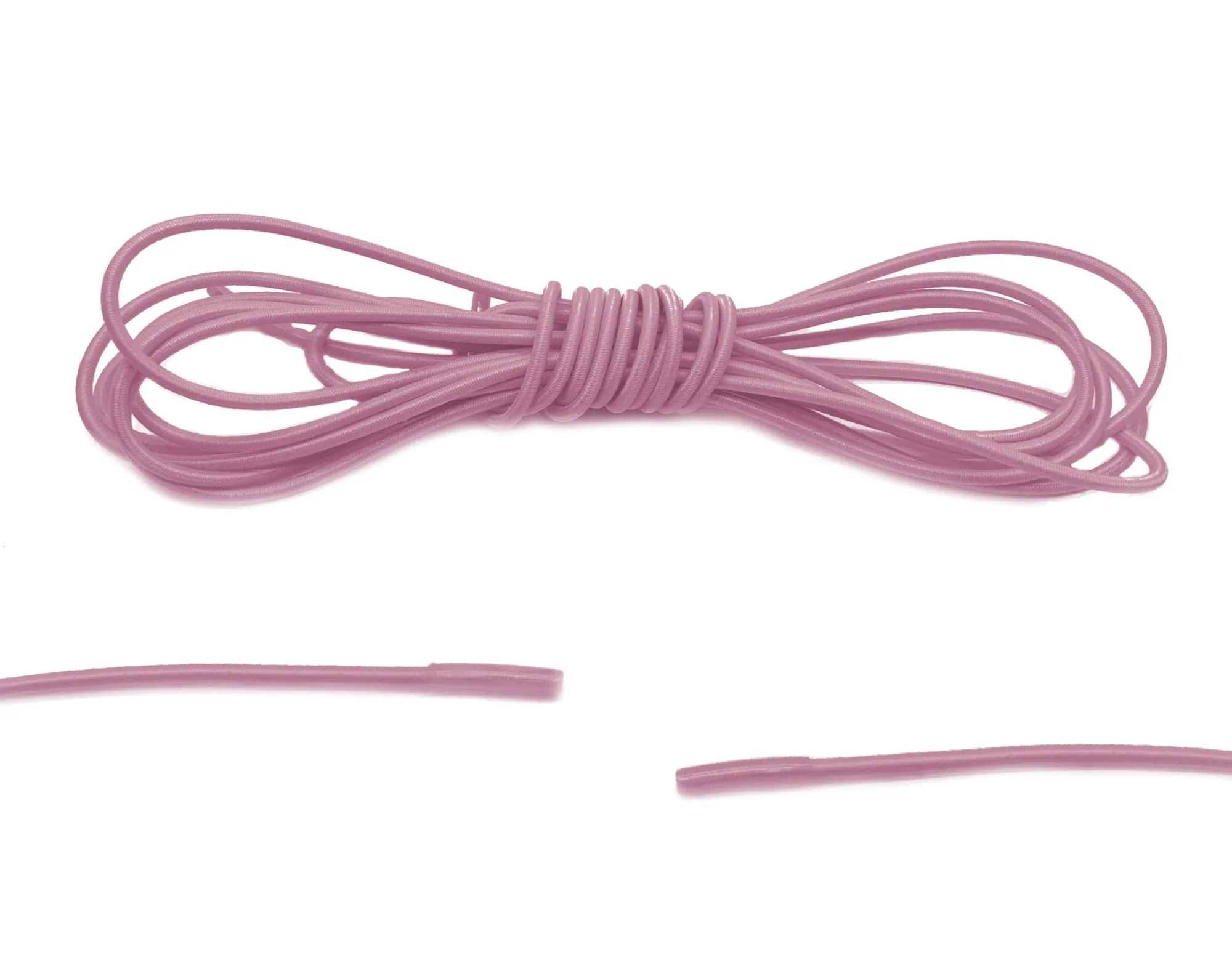 Light Pink Elastic Laces