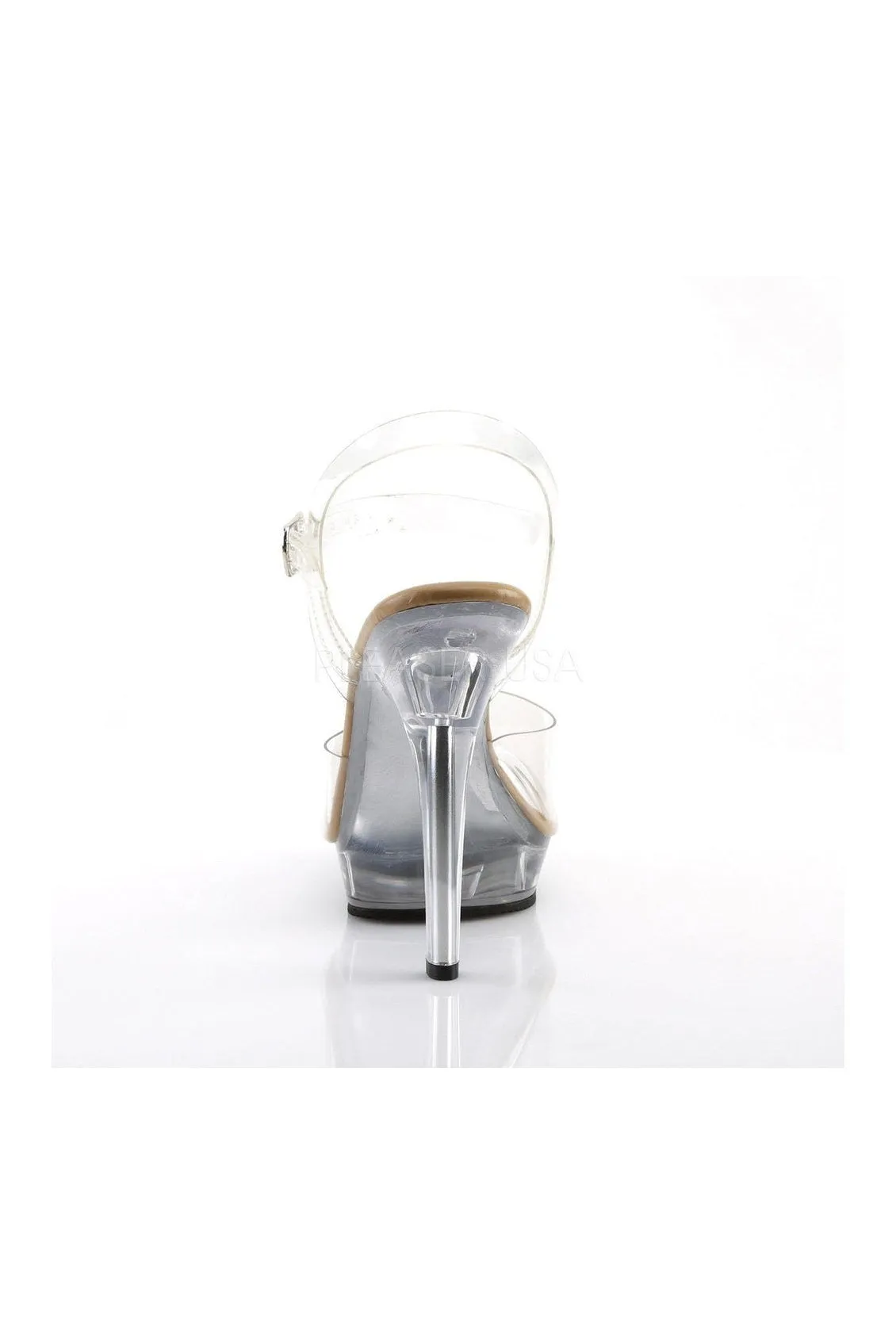 LIP-108 Sandal | Clear Vinyl