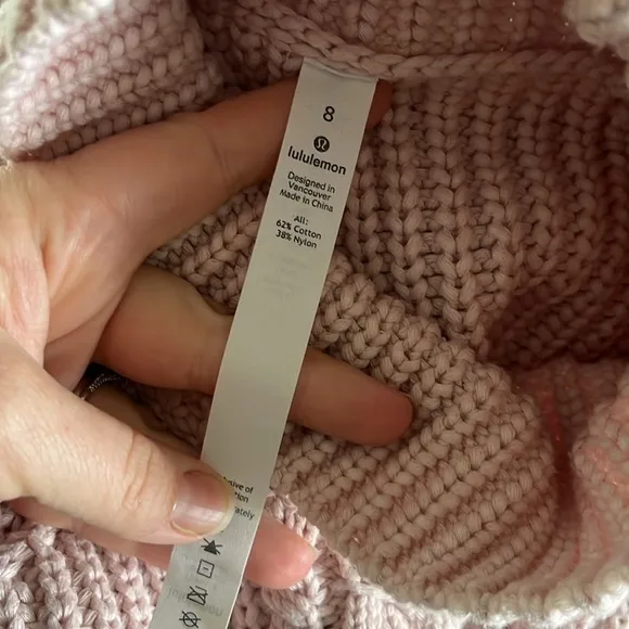 Lululemon Bring The Cozy Turtleneck Sweater in Misty Pink