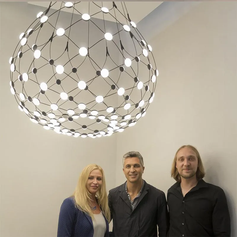Mesh LED Suspension & LED Ceiling Flush Mount
