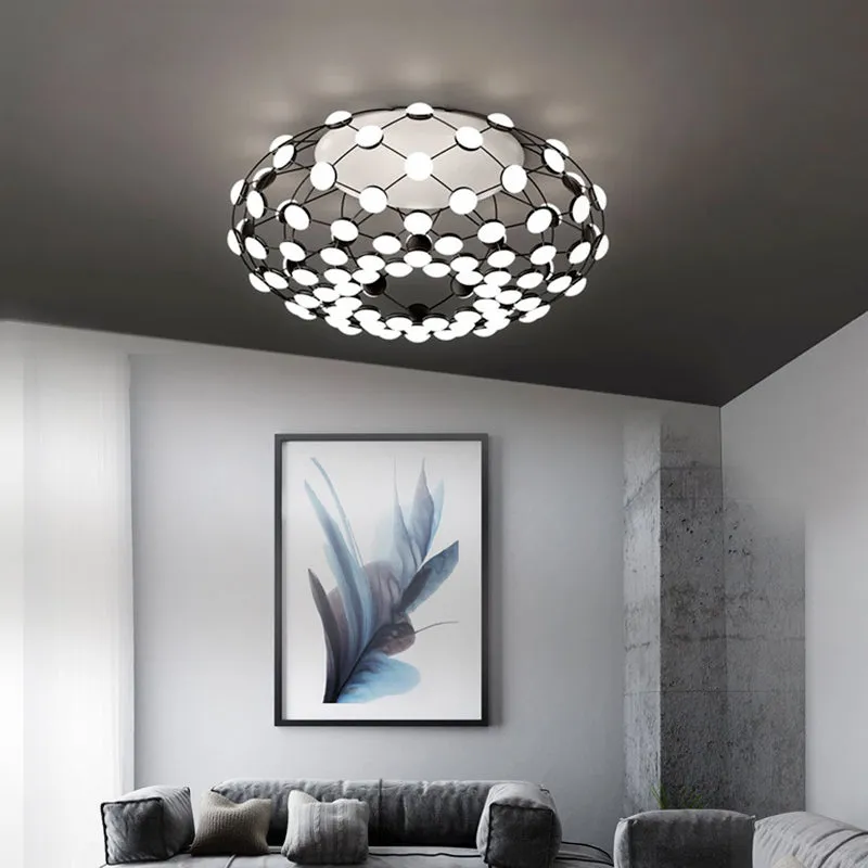 Mesh LED Suspension & LED Ceiling Flush Mount