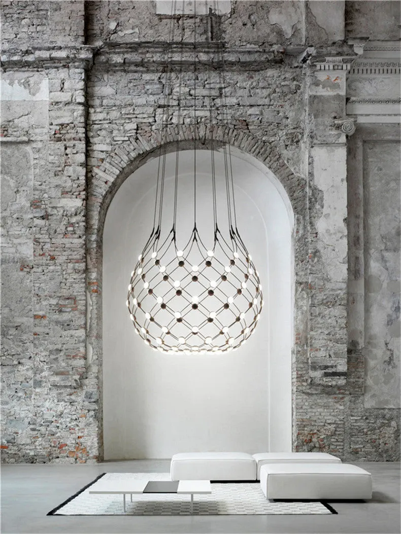 Mesh LED Suspension & LED Ceiling Flush Mount