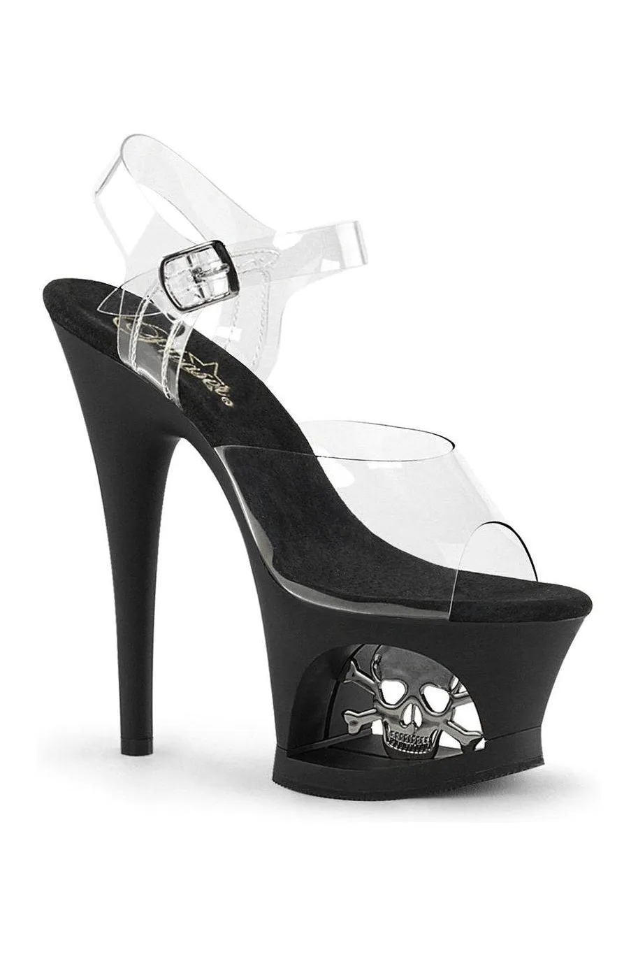 MOON-708SK Clear Vinyl Sandal