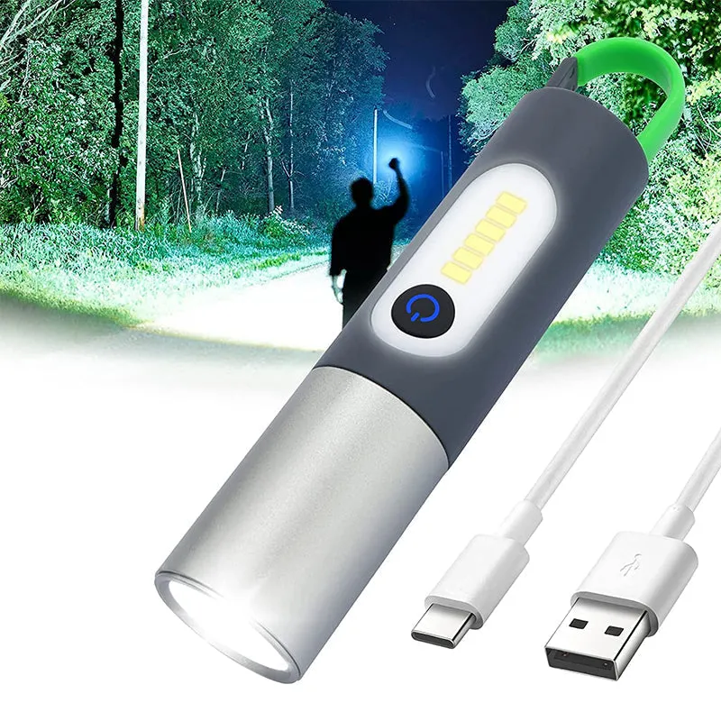 Multifunktionale wiederaufladbare LED-Taschenlampe