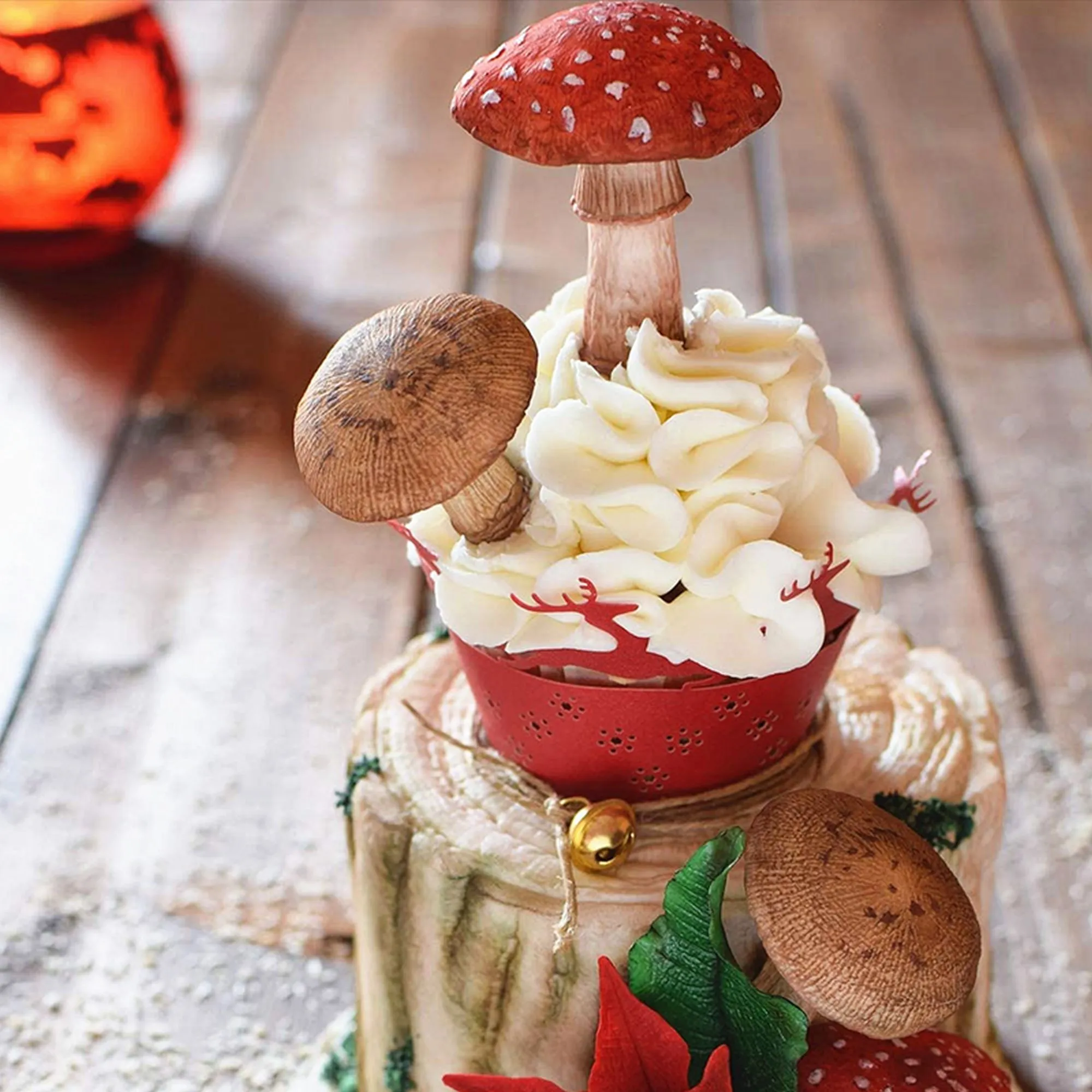 Mushroom Silicone Mold Cake Decorating Tool for Crafts, Resin, Polymer Clay.