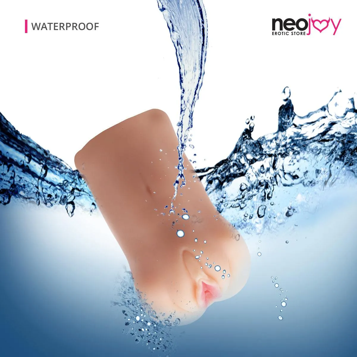 Neojoy Male Stroker Realistic Vagina - Flesh - 6.3inch -16cm