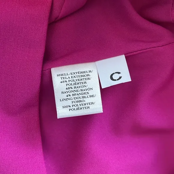 NWT Ann Taylor Pink Purple Career Woven Pencil Skirt, 6