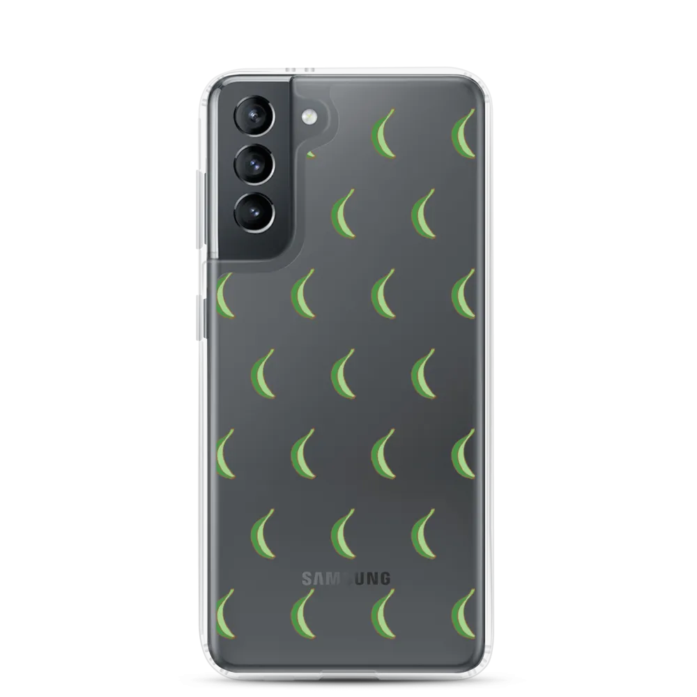 Platano All-Over Dominican Samsung Case (Transparent)