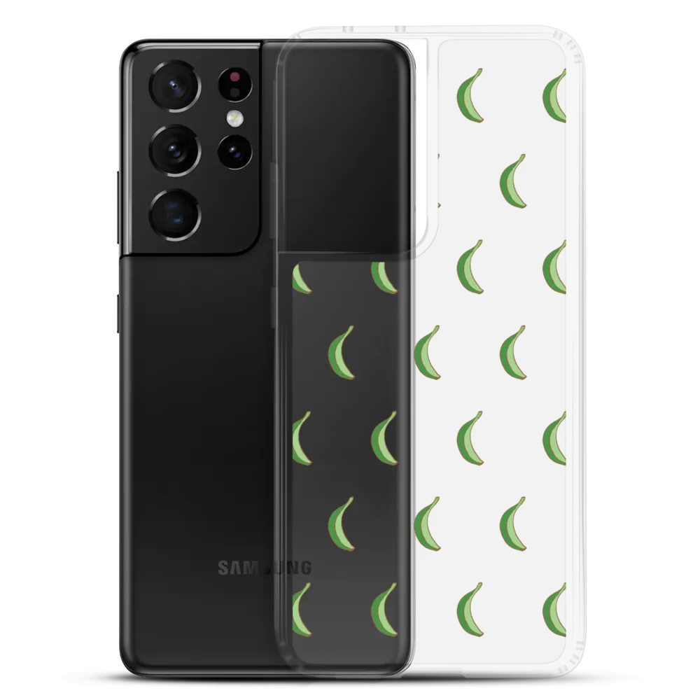 Platano All-Over Dominican Samsung Case (Transparent)