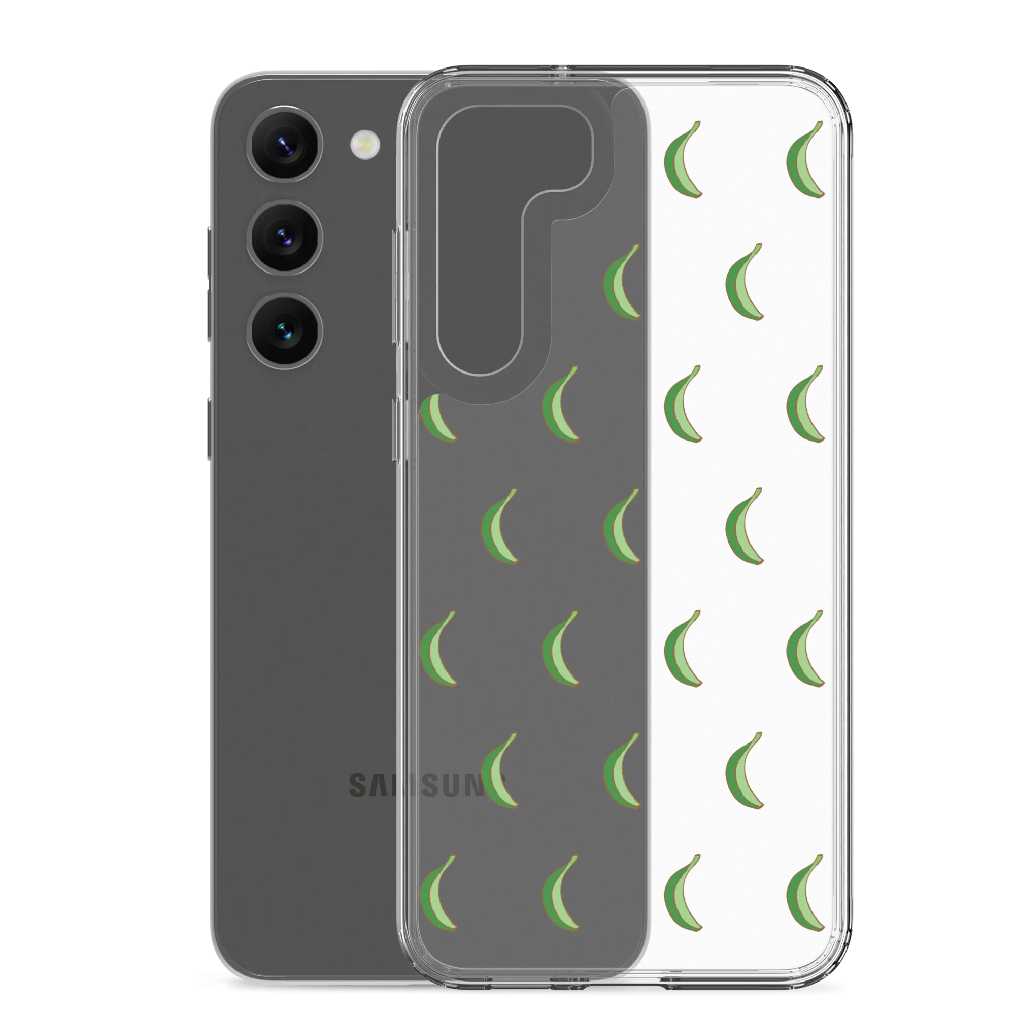 Platano All-Over Dominican Samsung Case (Transparent)