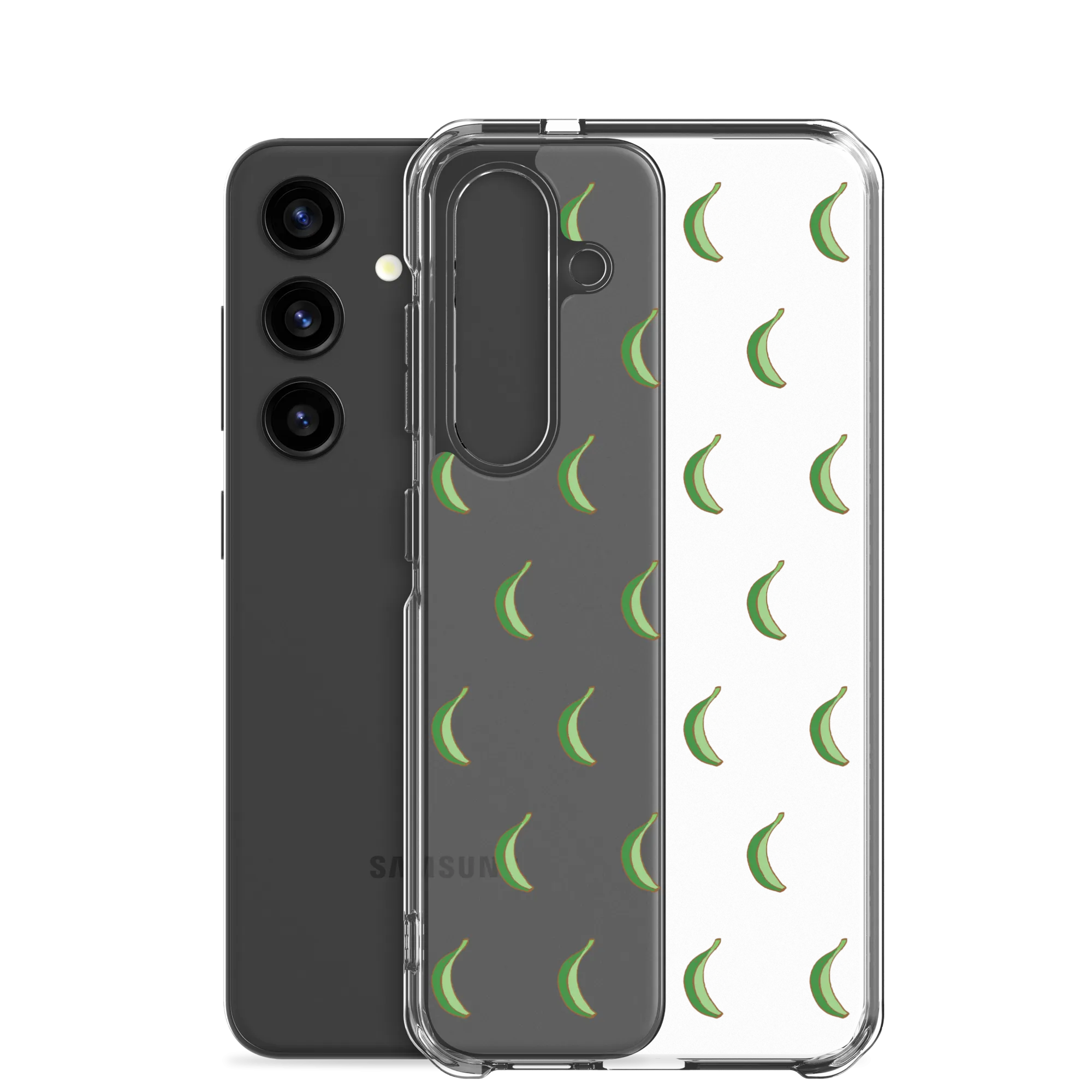 Platano All-Over Dominican Samsung Case (Transparent)