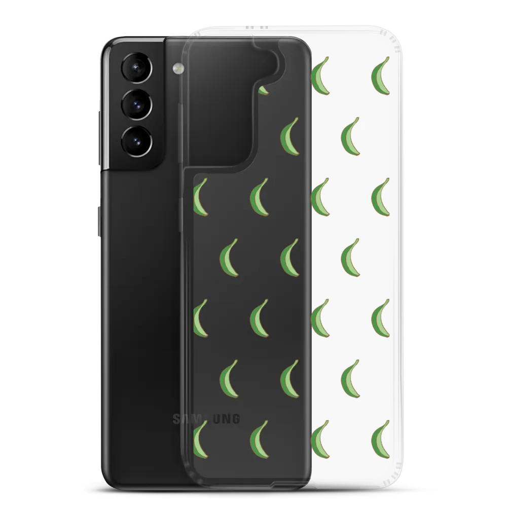 Platano All-Over Dominican Samsung Case (Transparent)