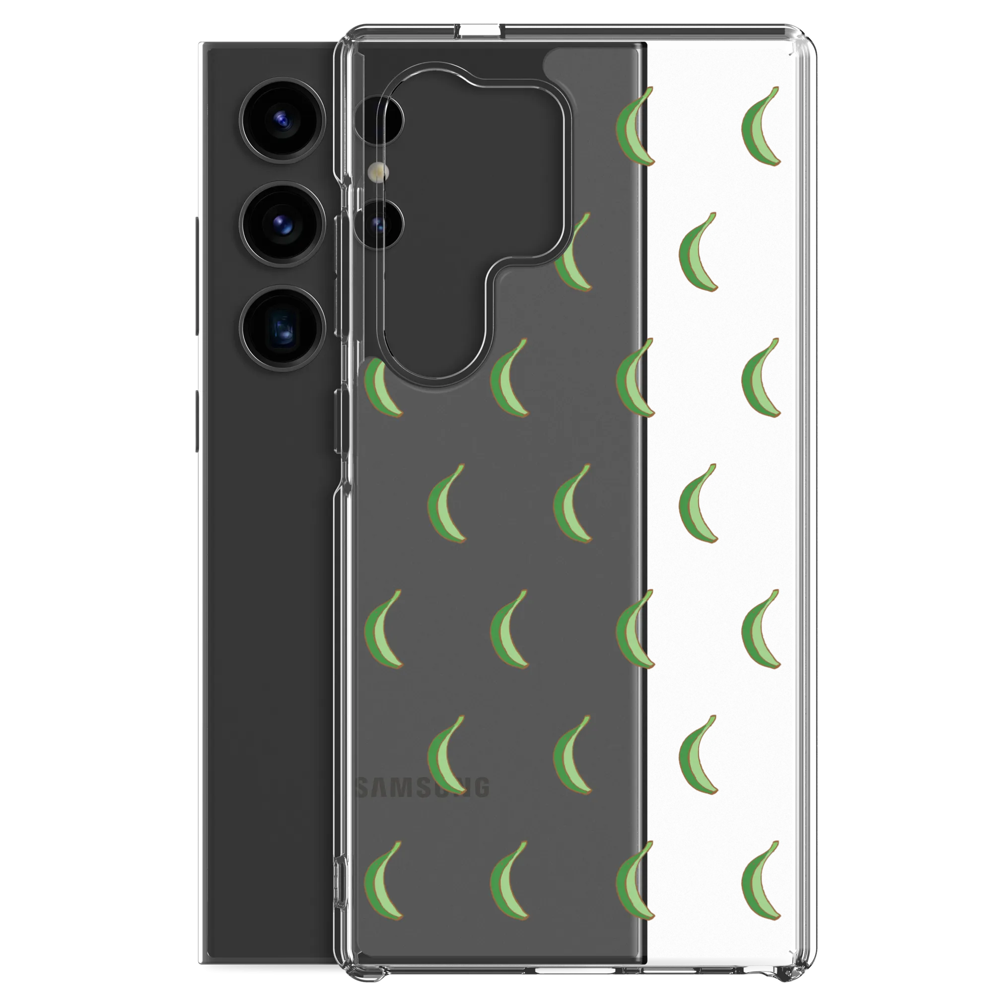 Platano All-Over Dominican Samsung Case (Transparent)