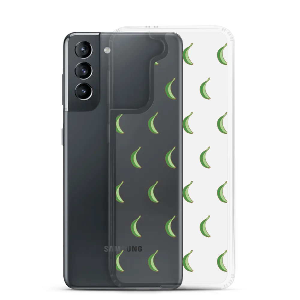 Platano All-Over Dominican Samsung Case (Transparent)
