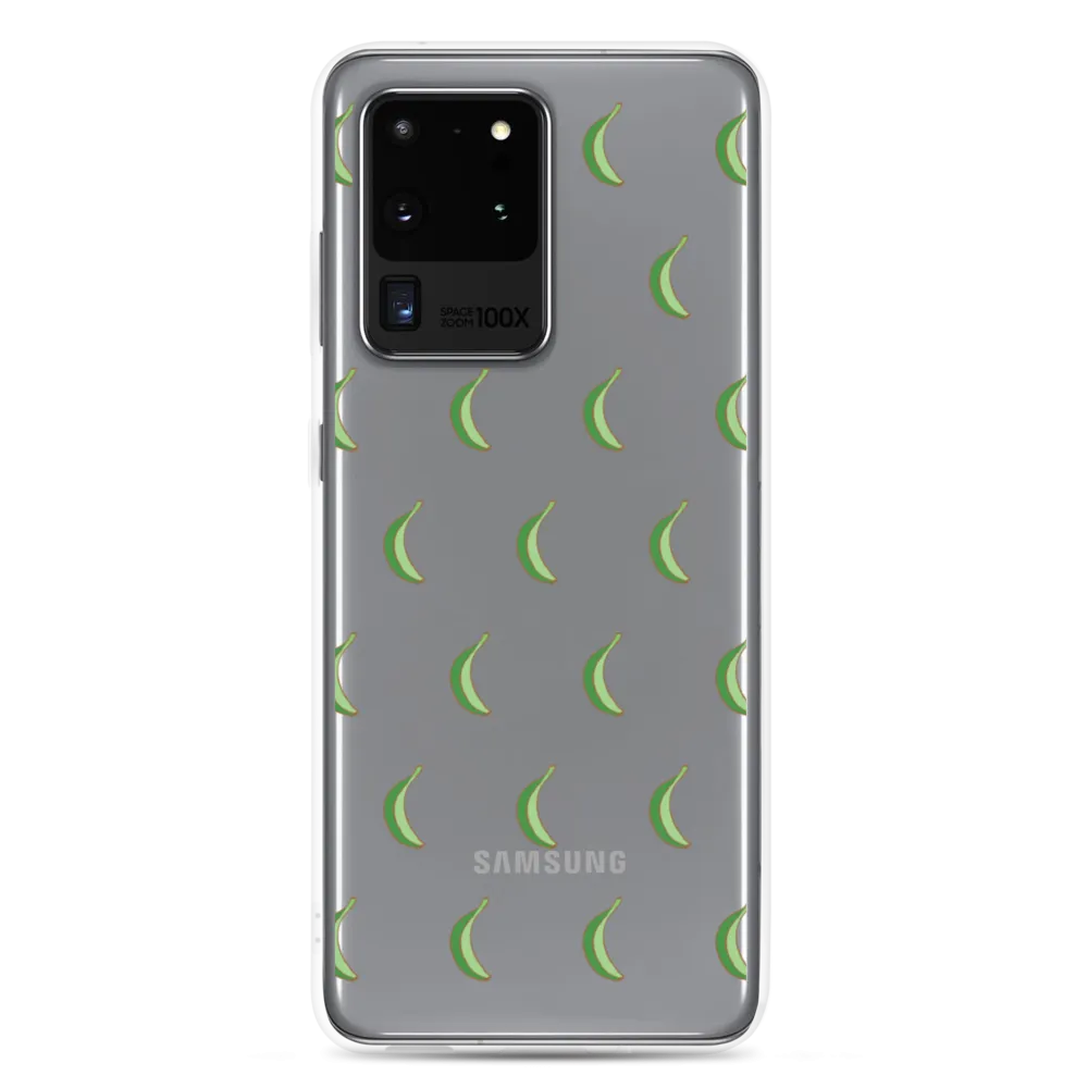 Platano All-Over Dominican Samsung Case (Transparent)