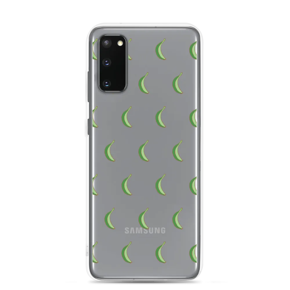 Platano All-Over Dominican Samsung Case (Transparent)