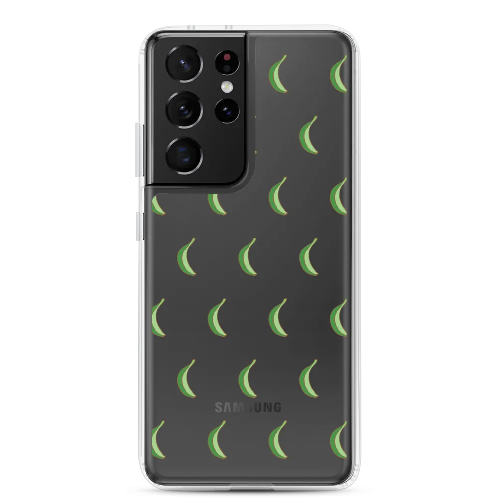 Platano All-Over Dominican Samsung Case (Transparent)