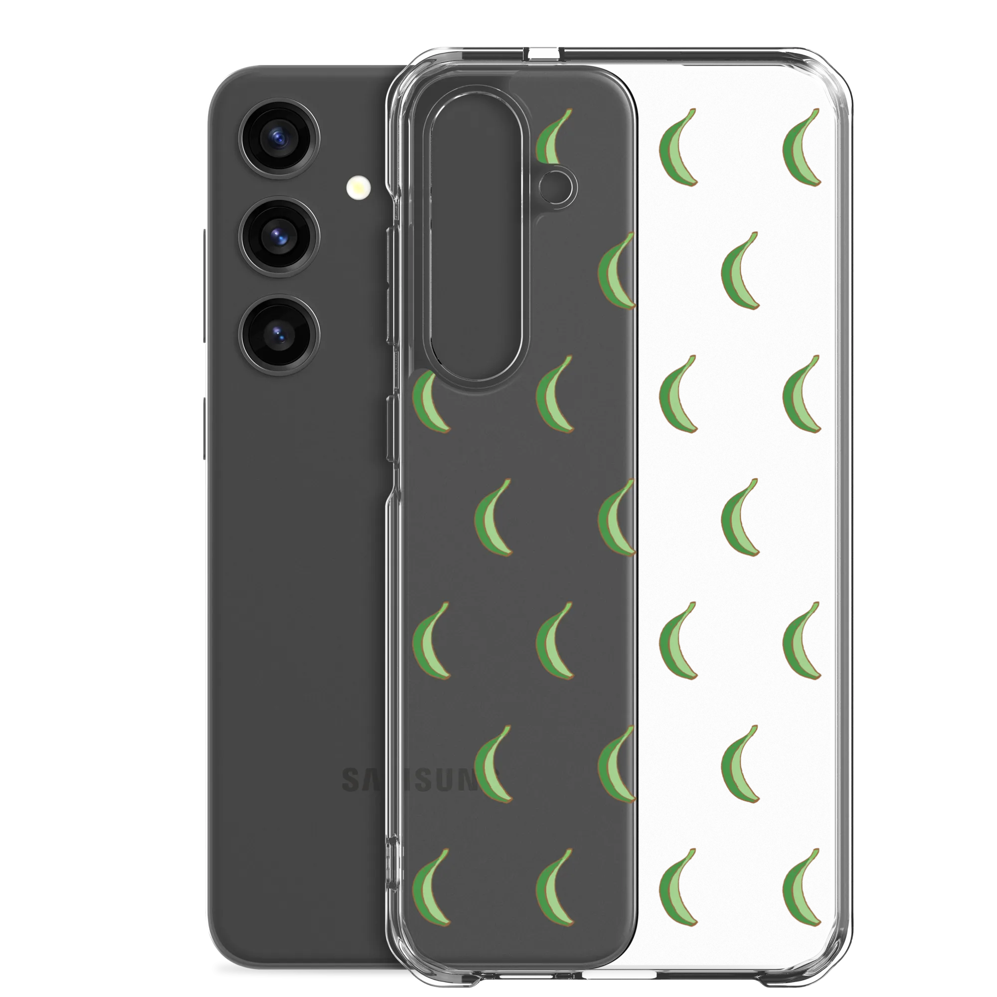 Platano All-Over Dominican Samsung Case (Transparent)