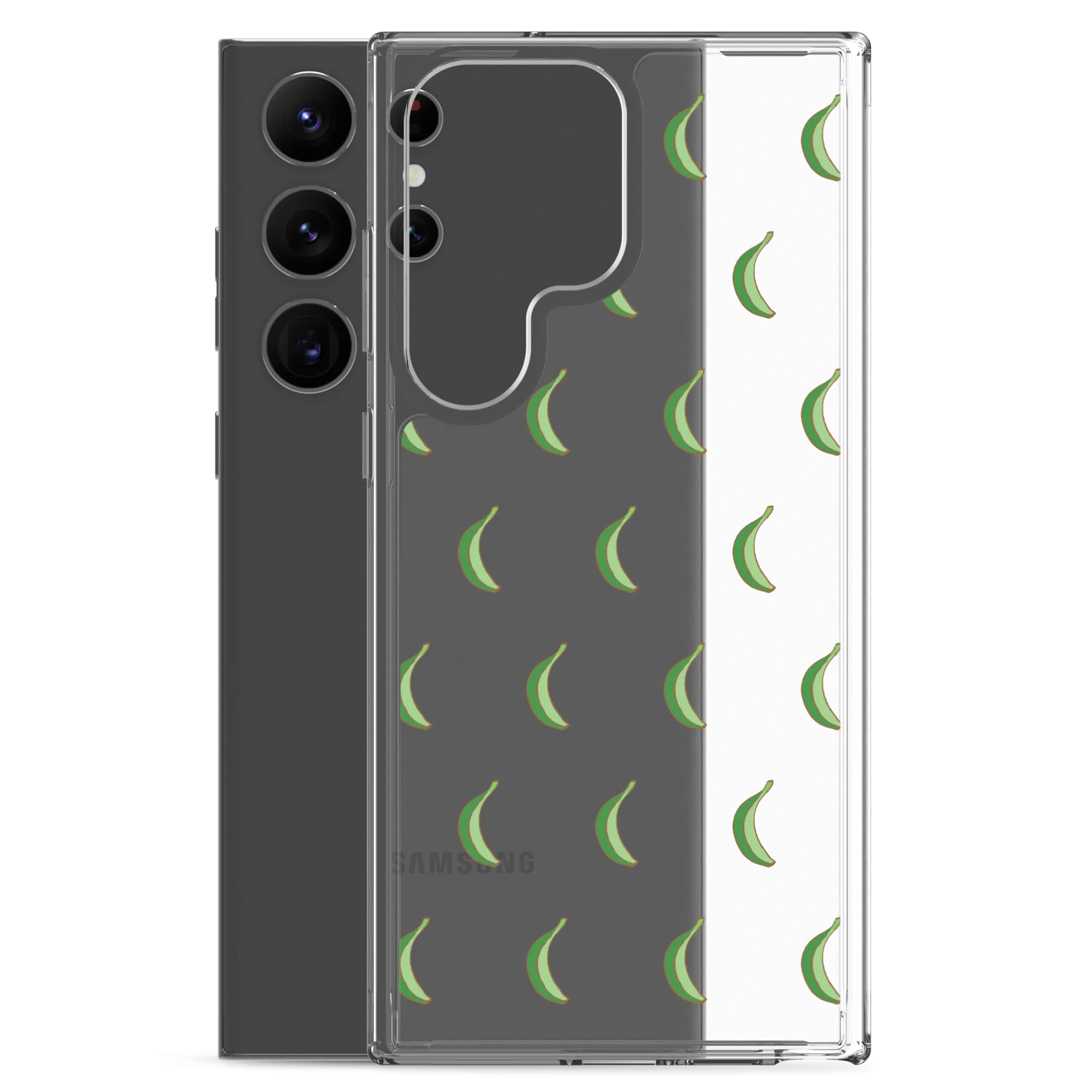 Platano All-Over Dominican Samsung Case (Transparent)